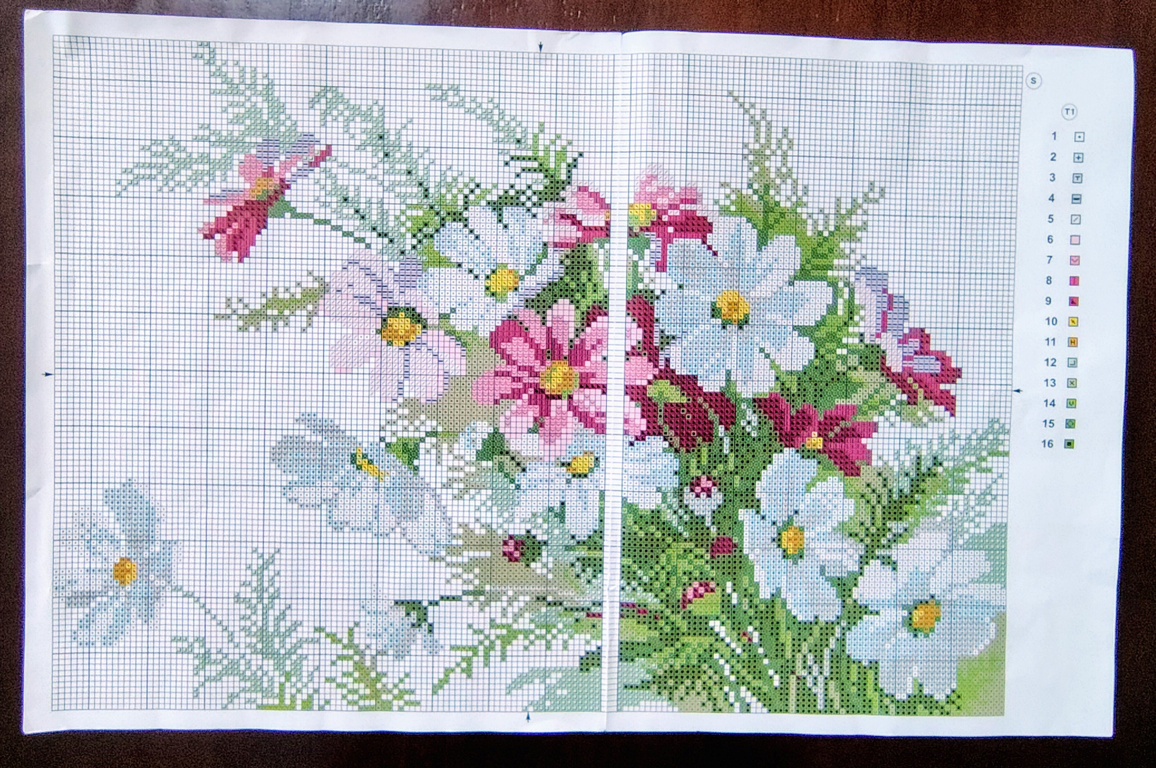 受注製作】コスモスの咲くころ Autumn garden2023 手刺繍
