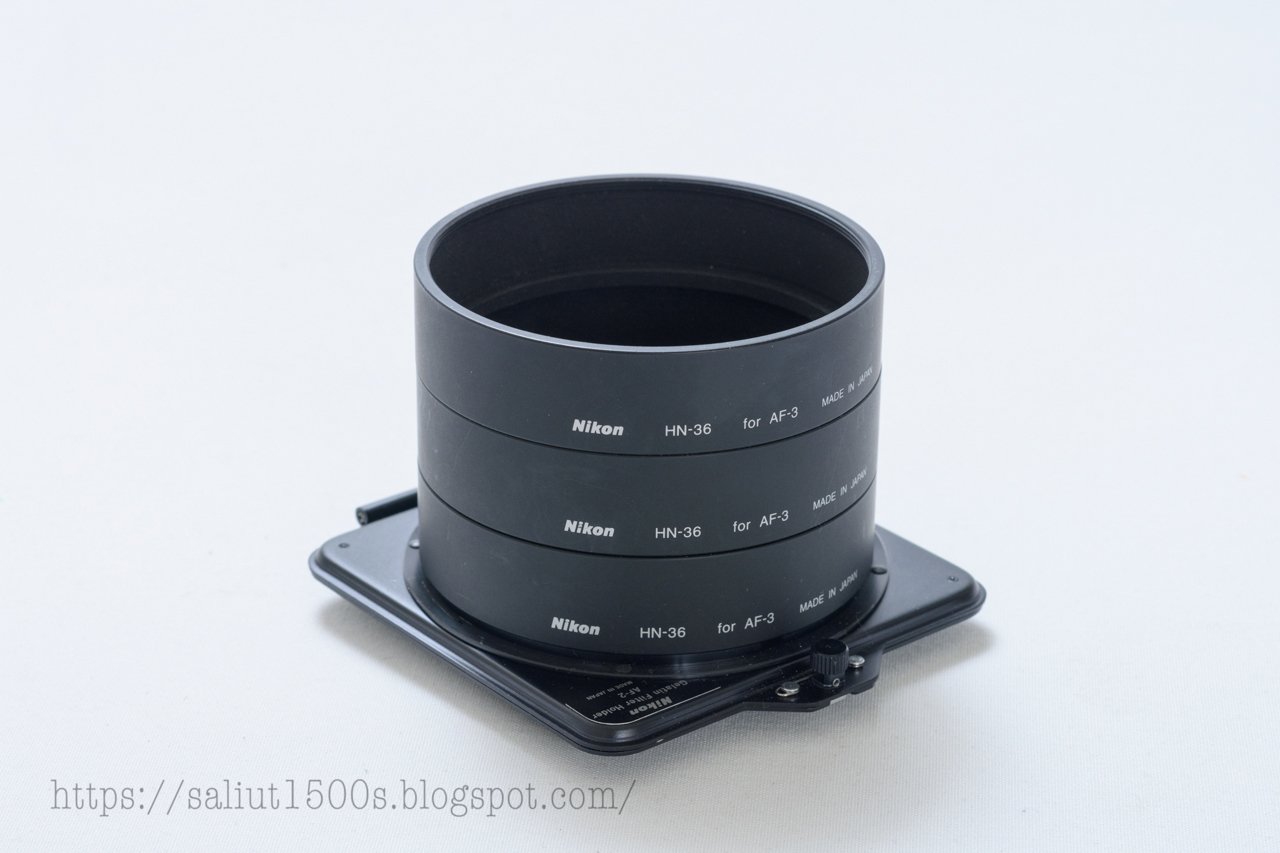 レンズフードとゼラチンフィルターホルダーの話】直径72mmのニコン