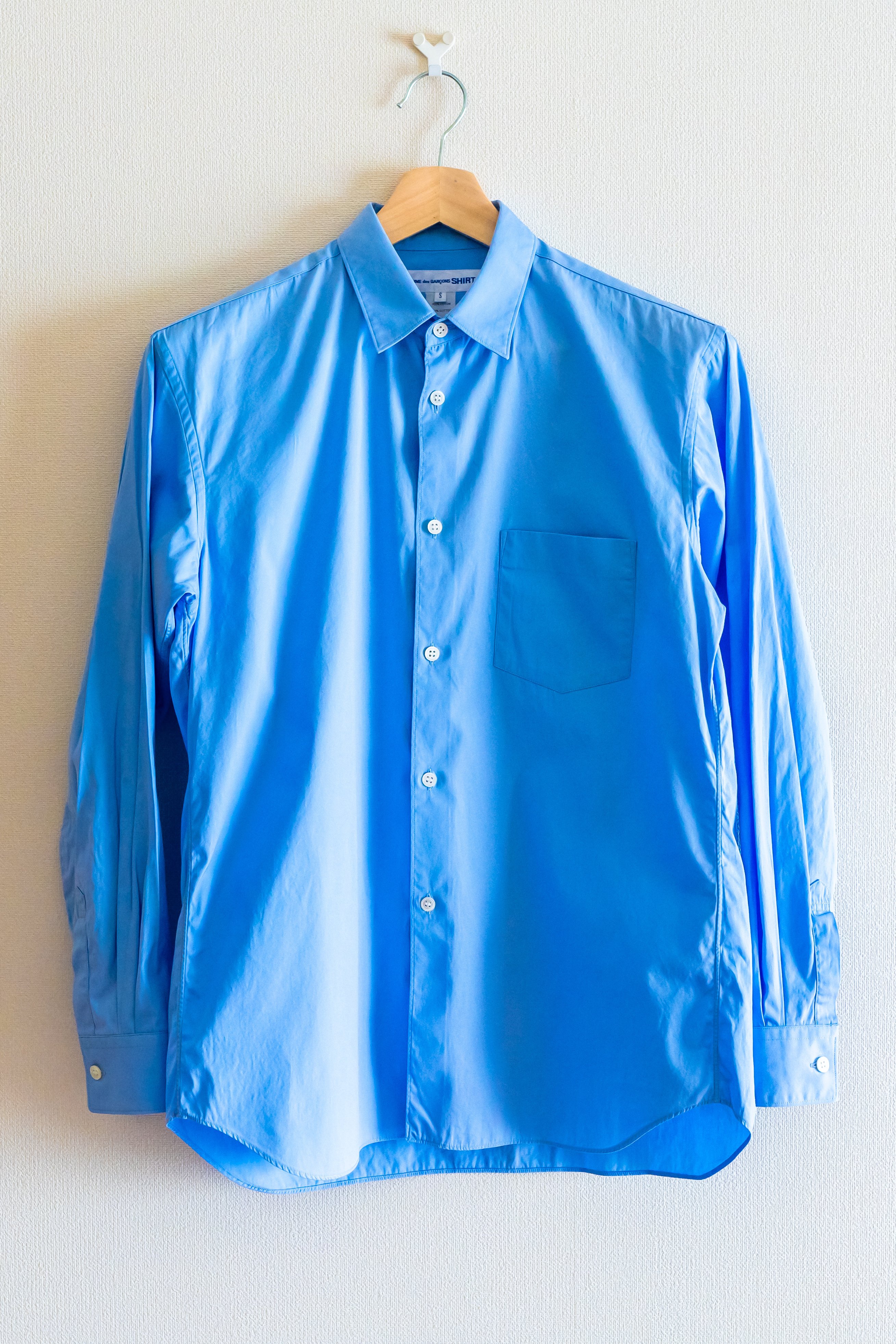 COMME des GARÇONS GIRL シャツ 水色 Sサイズ COMME des GARÇONS SHIRTSのシャツ｜アキラ