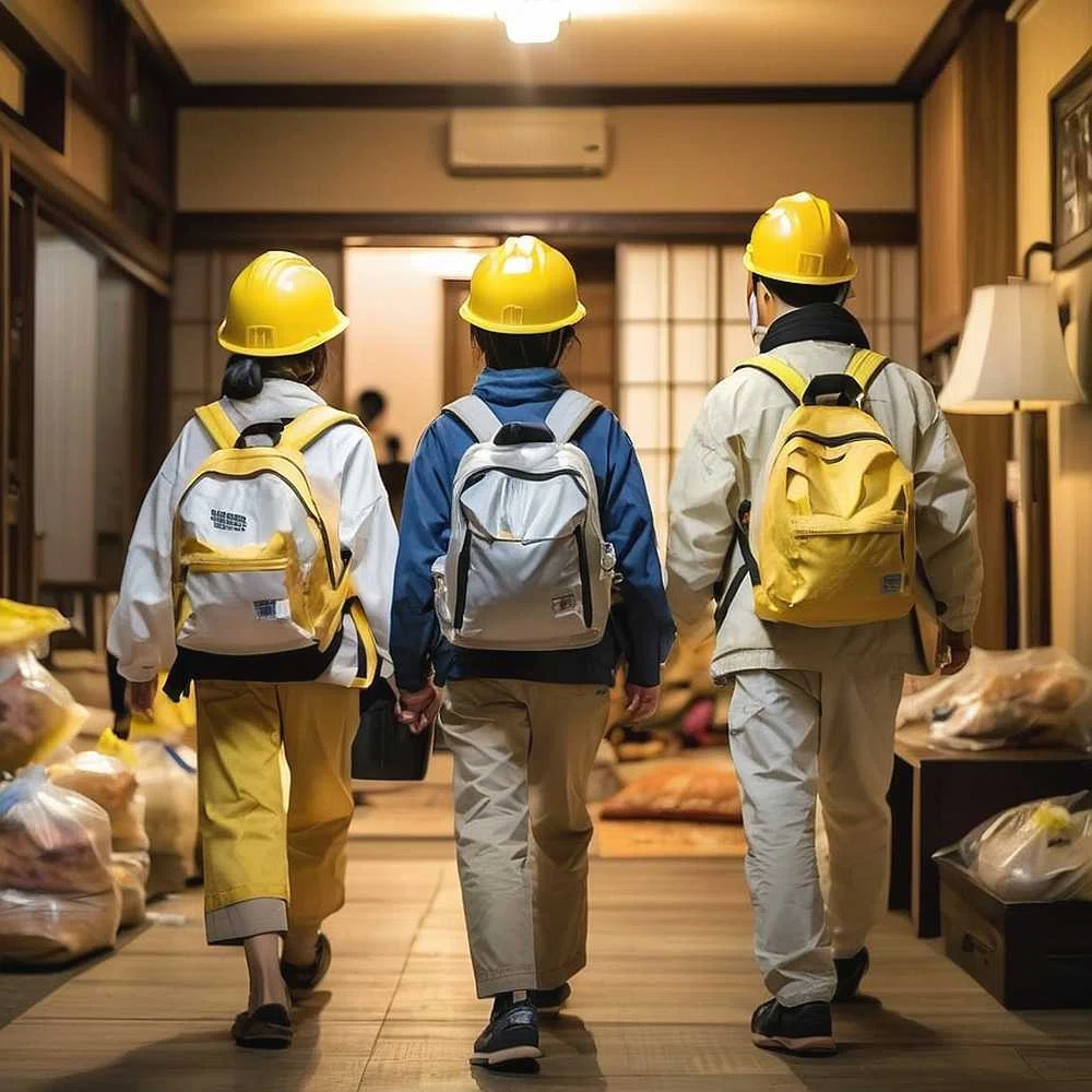 防災 防災グッズ 災害 人物 フリー写真、フリー素材:お土産屋 雑貨 沖縄県南城市が届ける029