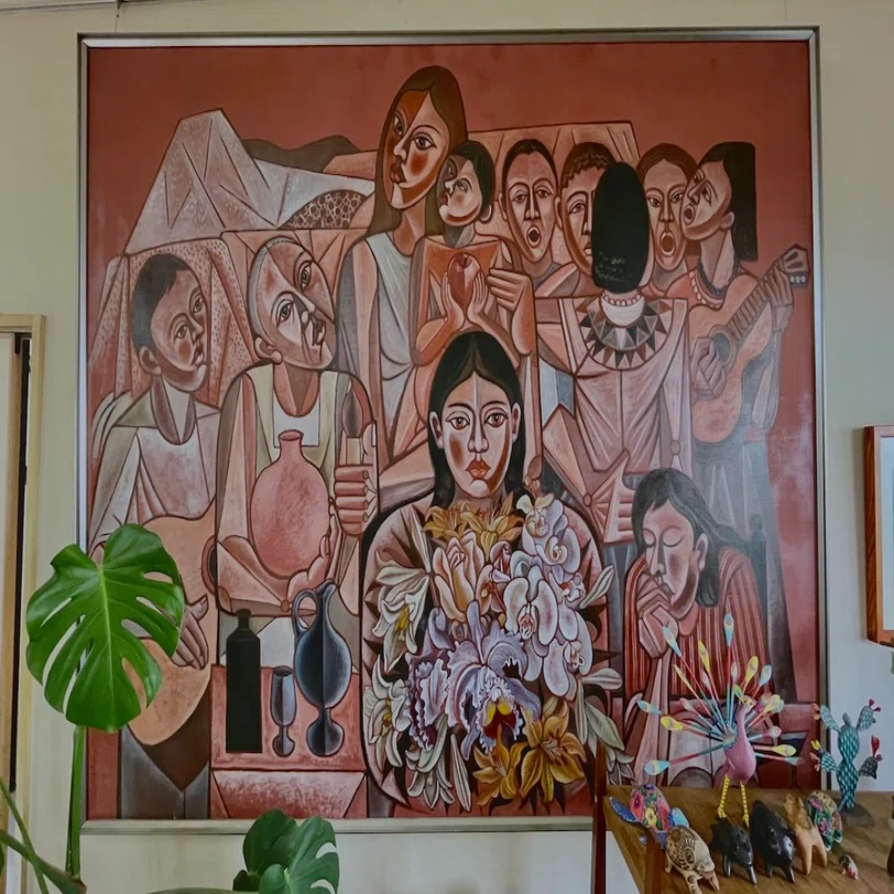 【曰く付き】祖父の遺品整理で見つかった、見つめる絵　アクリル画 アート ついに始動…祖父の遺品整理プロジェクト｜和田 萌 / MOE WADA