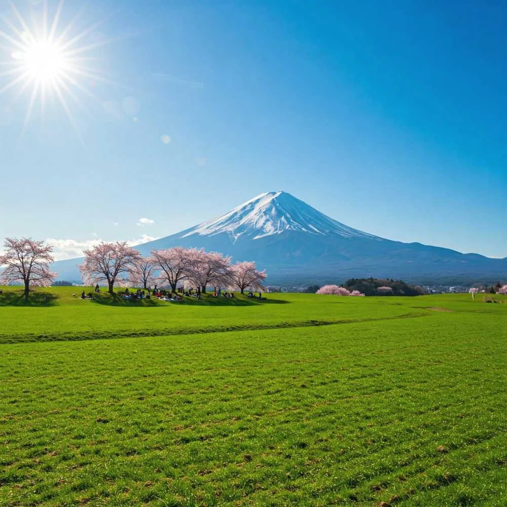 富士山 桜 春 フリー写真、フリー素材:お土産屋 雑貨 沖縄県南城市が届ける012