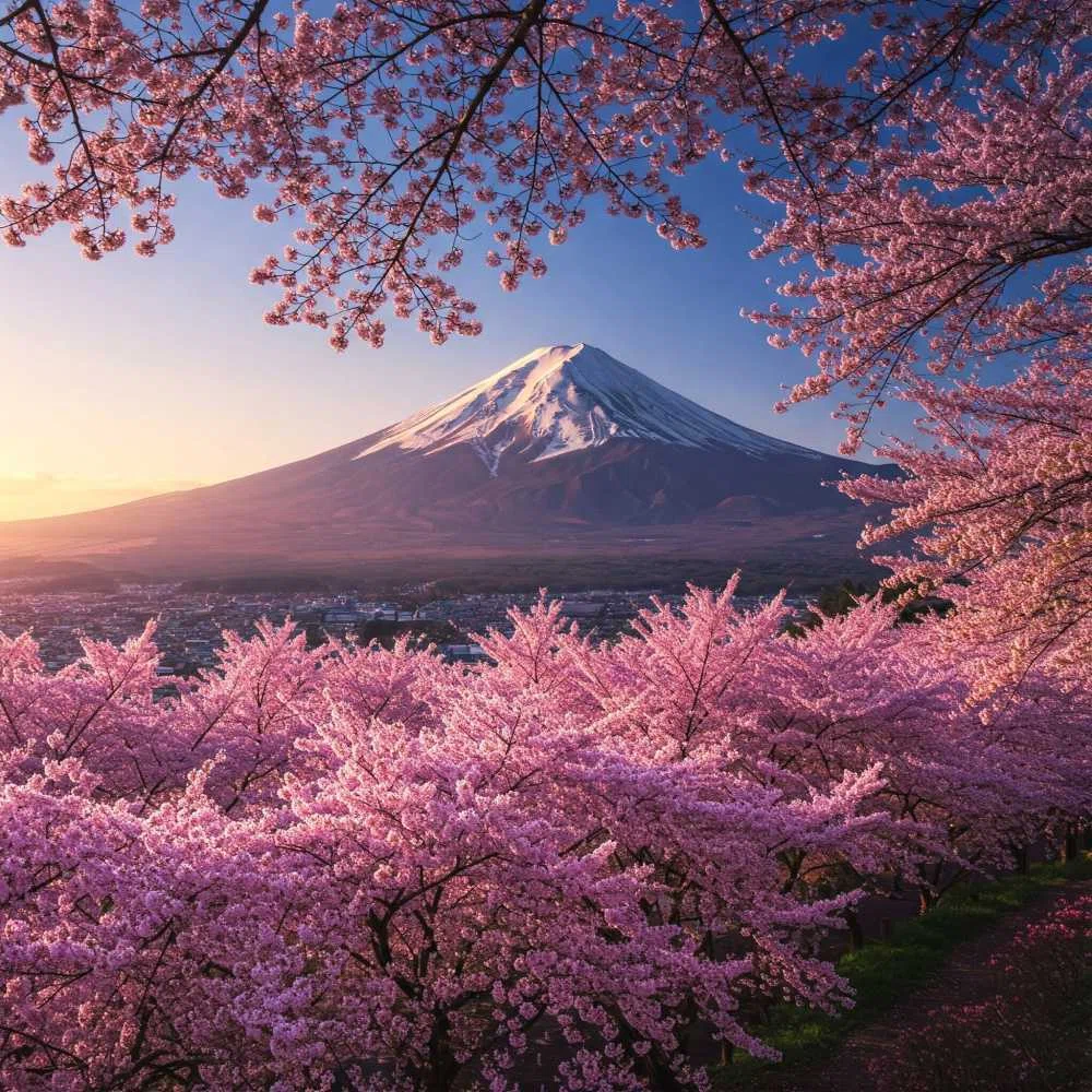 富士山 桜 春 フリー写真、フリー素材:お土産屋 雑貨 沖縄県南城市が届ける014