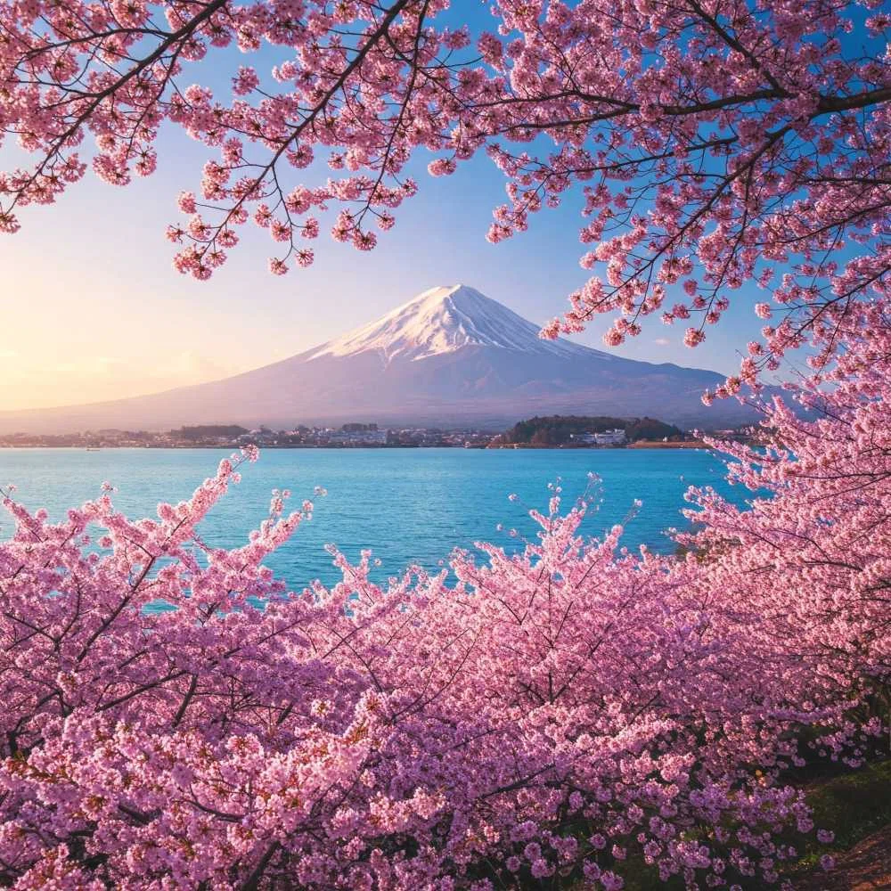富士山 桜 春 フリー写真、フリー素材:お土産屋 雑貨 沖縄県南城市が届ける013