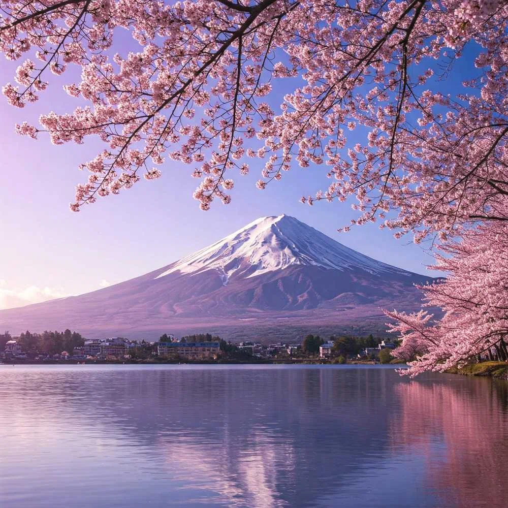 富士山 桜 春 フリー写真、フリー素材:お土産屋 雑貨 沖縄県南城市が届ける05
