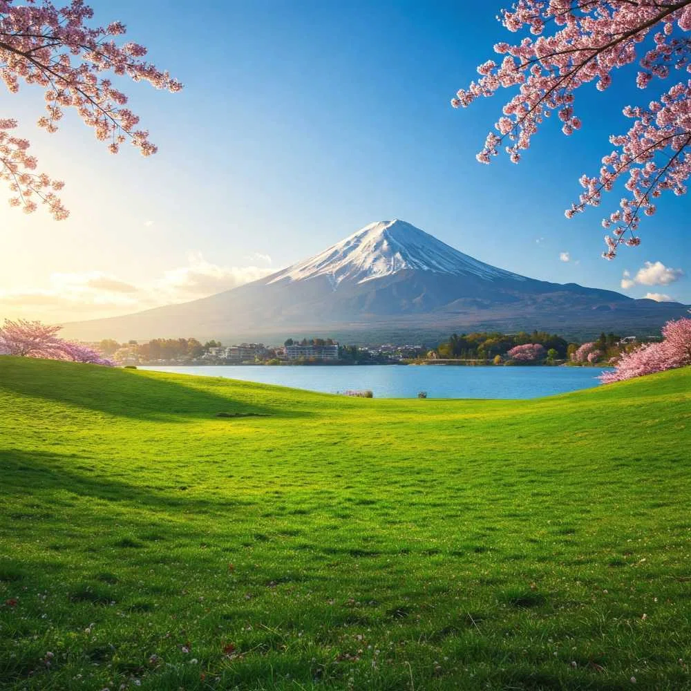 富士山 桜 春 フリー写真、フリー素材:お土産屋 雑貨 沖縄県南城市が届ける08