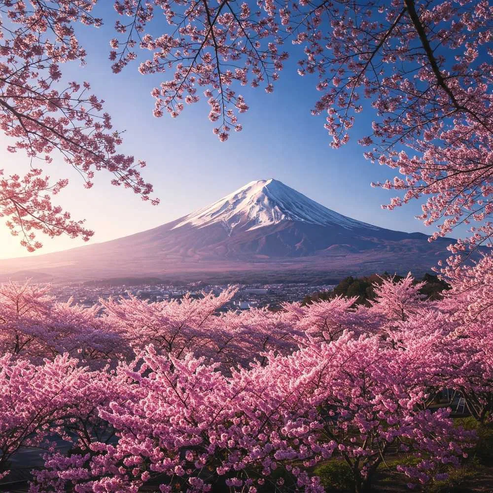 富士山 桜 春 フリー写真、フリー素材:お土産屋 雑貨 沖縄県南城市が届ける07