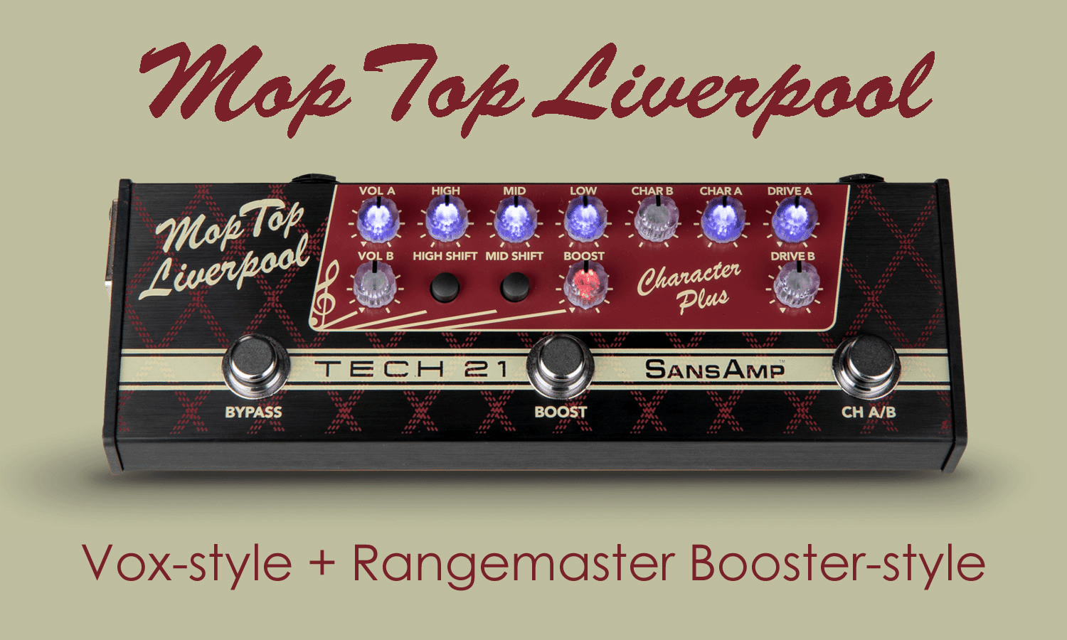 歴史的なアンプとエフェクトの組み合わせを再現した「SansAmp