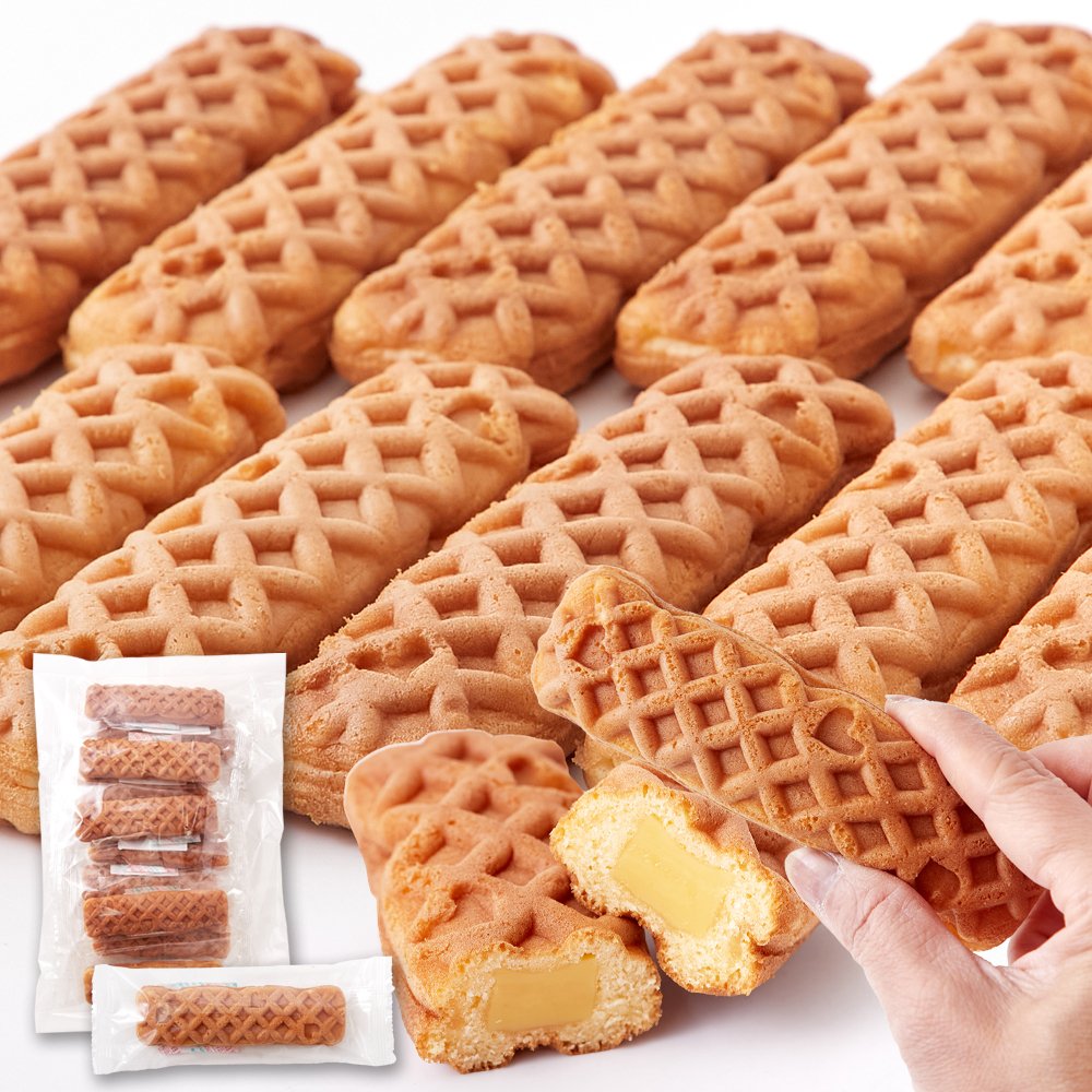 ふわとろ新食感！】クリームinスティックワッフル10本は、想像を超える