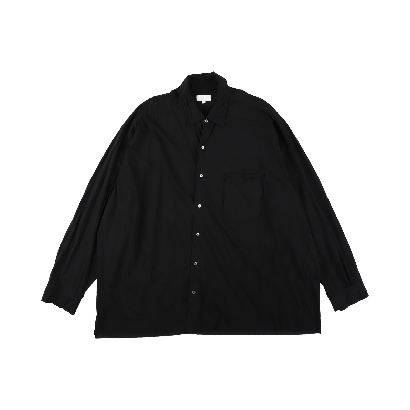 KANEMASA PHIL シャツ　L ブラック　ラミー100 KANEMASA PHIL シャツ L ブラック ラミー100 - メルカリ