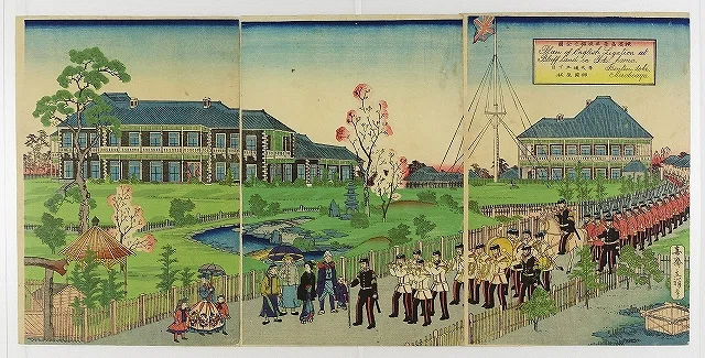 山手居留地120番にあった英国公使館（1867年完成）