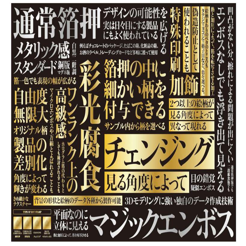 1921年創業の老舗が贈る。箔押しの常識を覆す「プレミアム箔押し