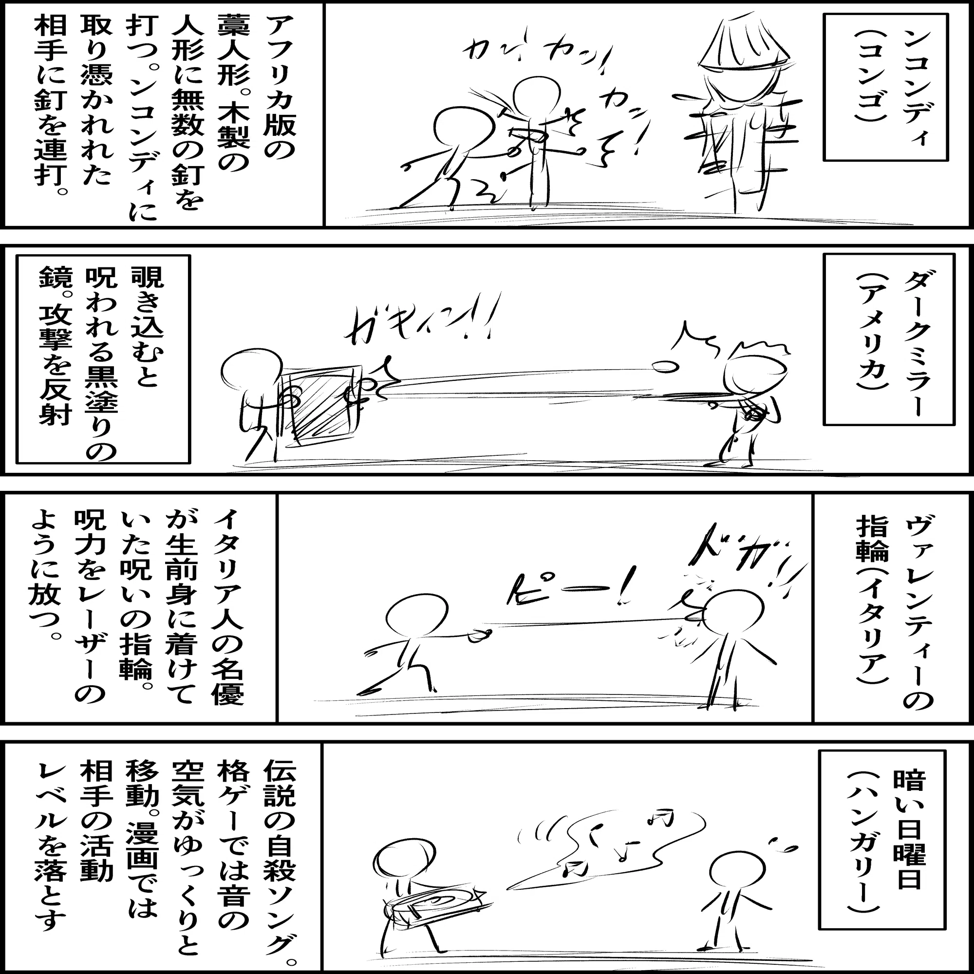 タイラ（南アフリカ／呪術）の技一覧｜藤井誠二＠漫画『世界を変える』