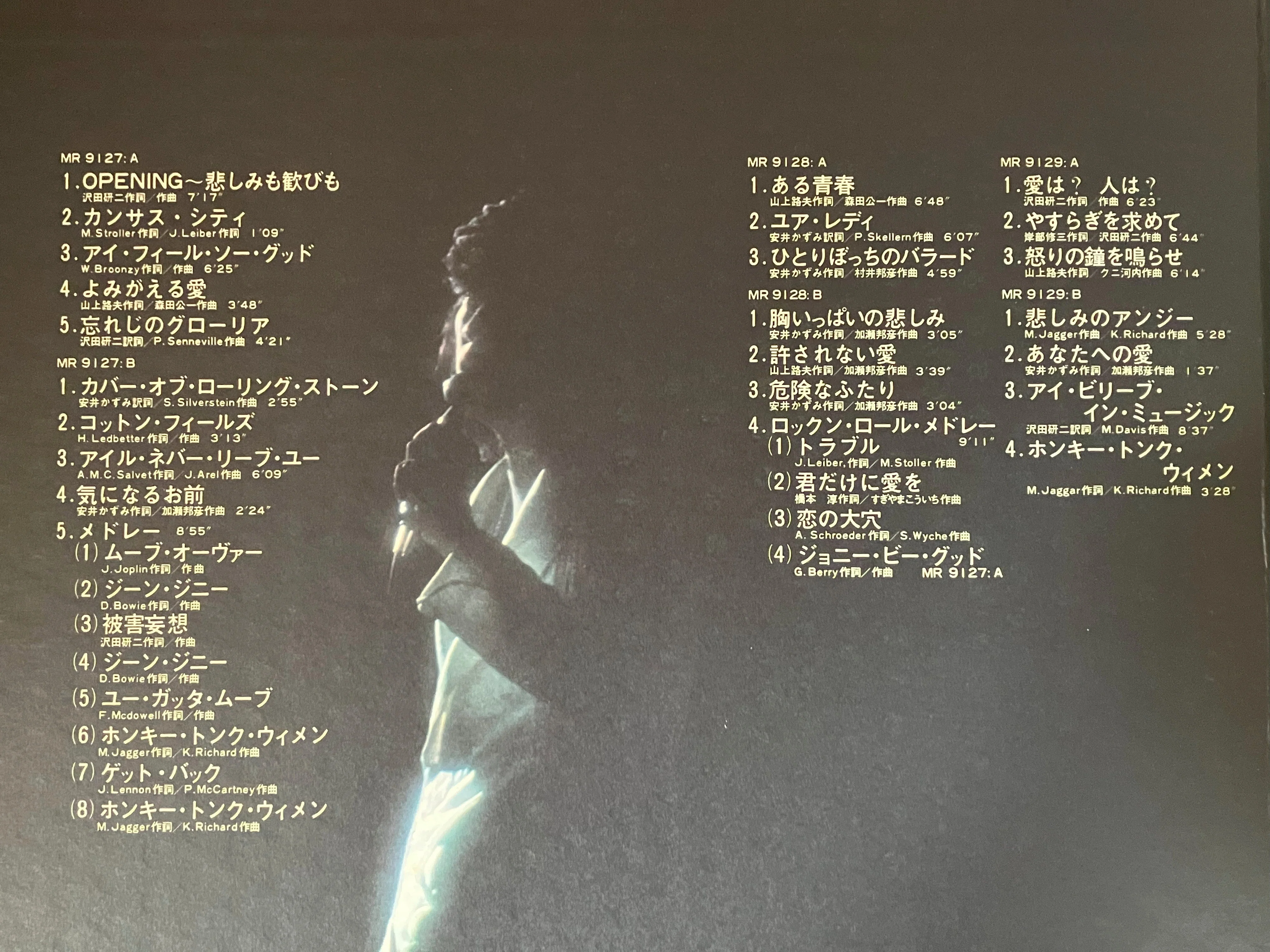 003 沢田研二リサイタル ~ アナログ勢のひそかな楽しみ｜白井