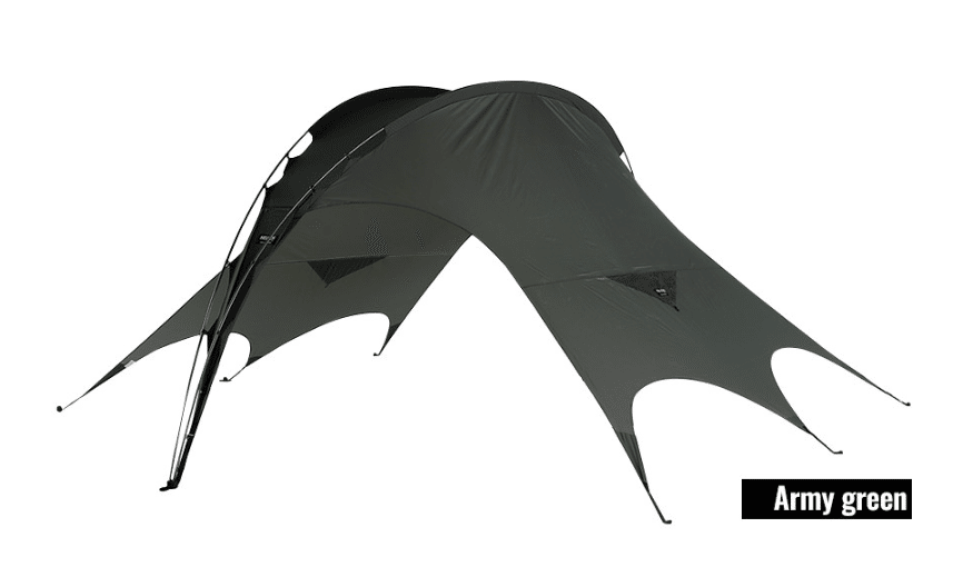HELLOS ドラゴンフライ タープ（Dragonfly Tarp）でアウトドアを