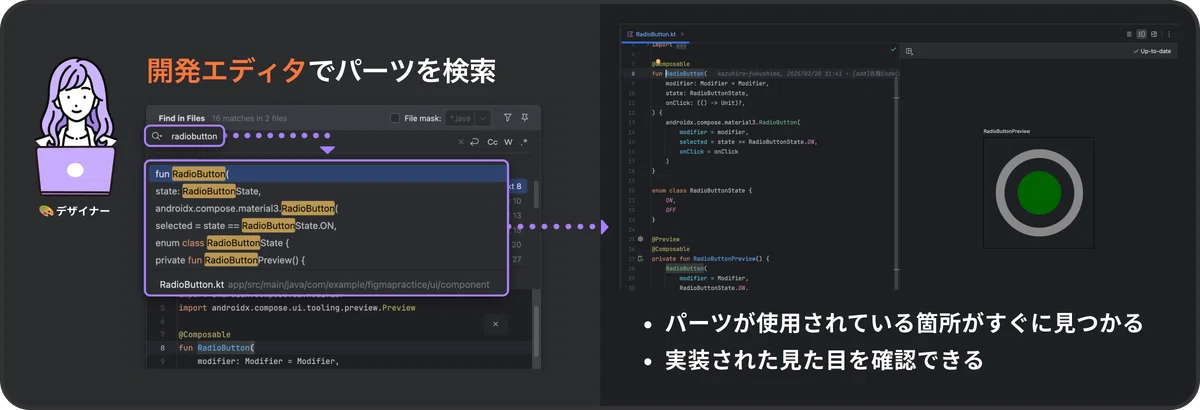 Code Connect Samples デザイナーとエンジニアのコミュニケーションコストを下げるためにCode Connectをお試しで導入してみた|NAVITIME_Tech