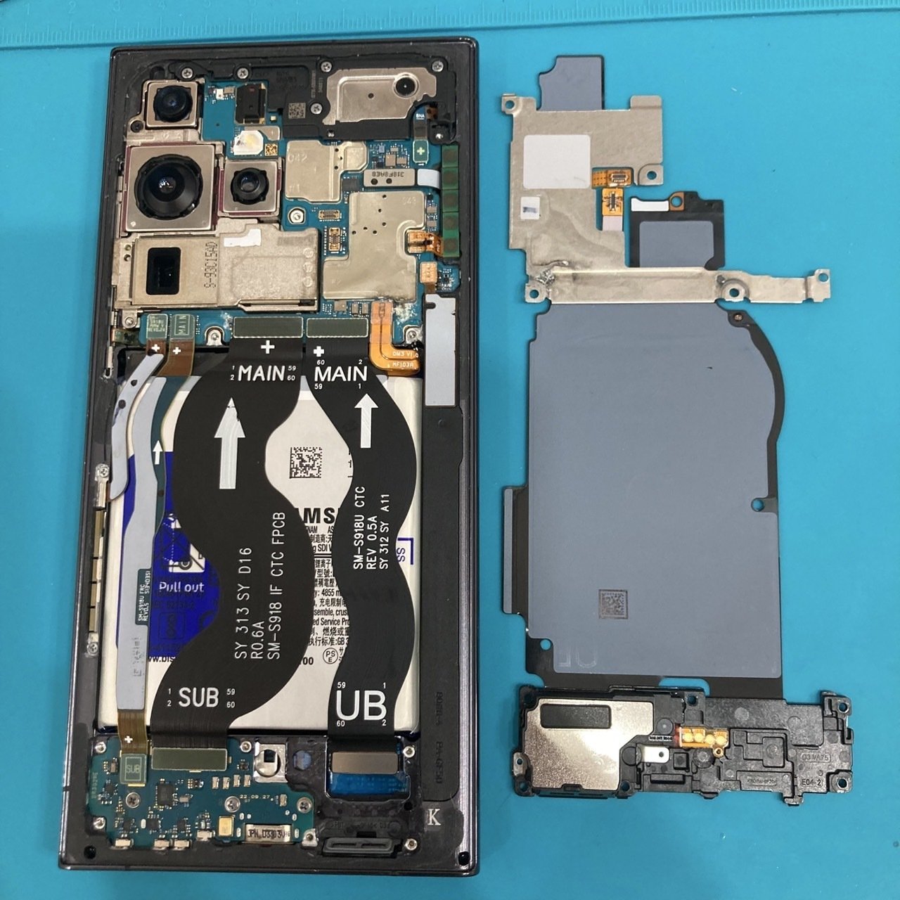 水没故障の Galaxy s23 ultra｜スマホ修理工房Rinkan