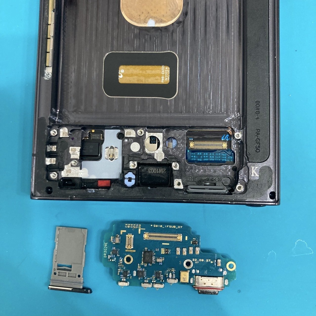 水没故障の Galaxy s23 ultra｜スマホ修理工房Rinkan