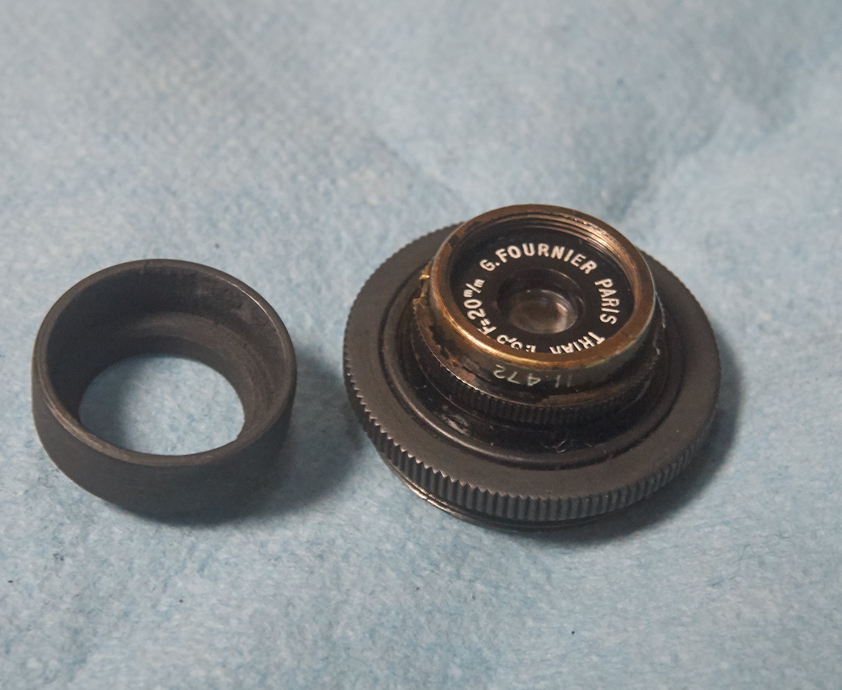 100年前のオールドレンズ G.FOURNIER 20mm Cマウント 100年前のオールドレンズ G.FOURNIER 20mm Cマウント