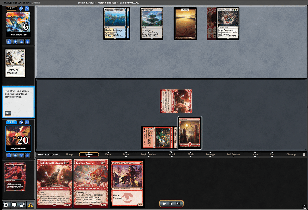 スタン】赤単プレイ・サイド解説：「Standard Showcase Challenge