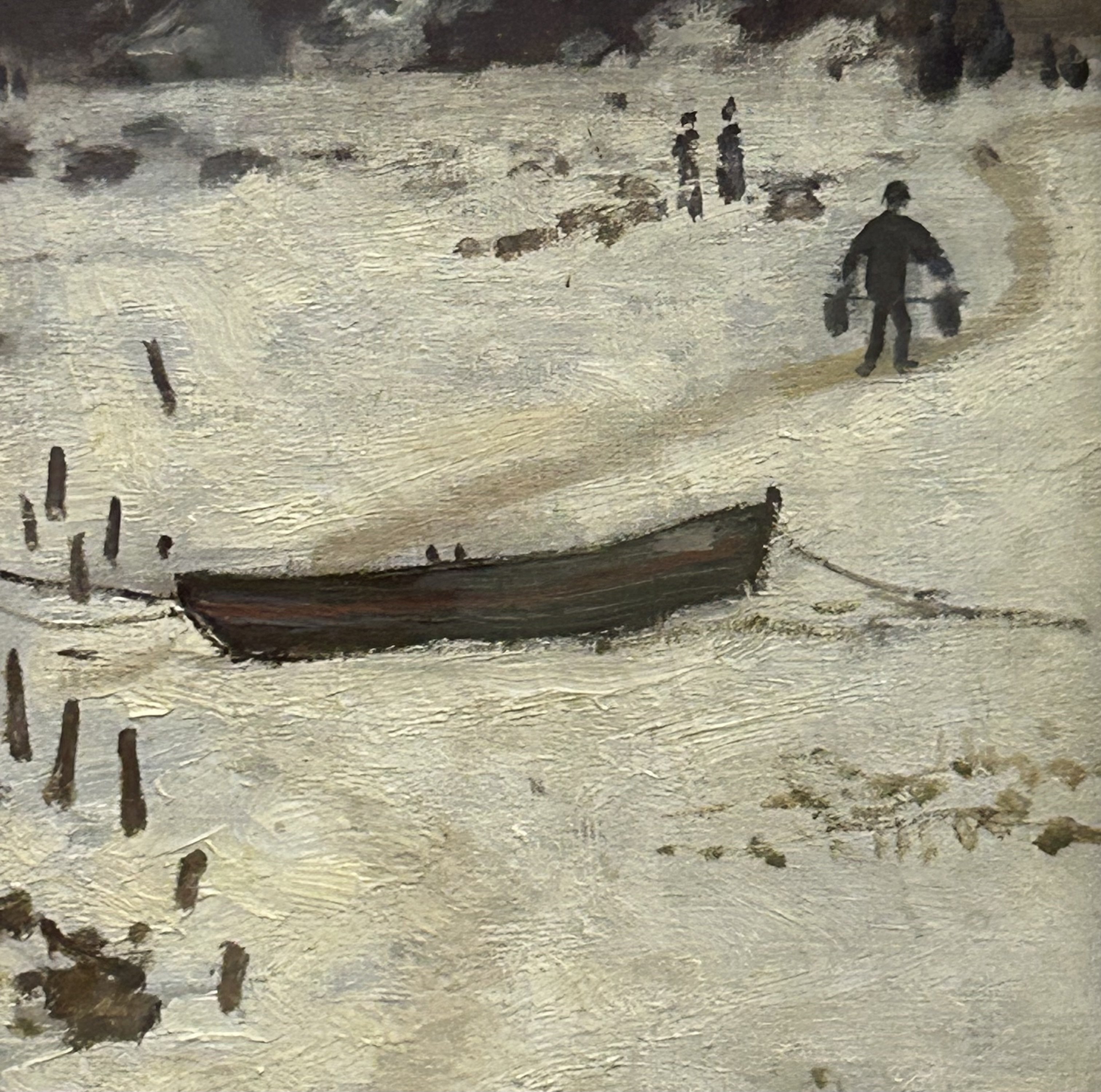 子供のためのオルセー美術館(180)セーヌ川が凍るとき/モネ・春を待つ