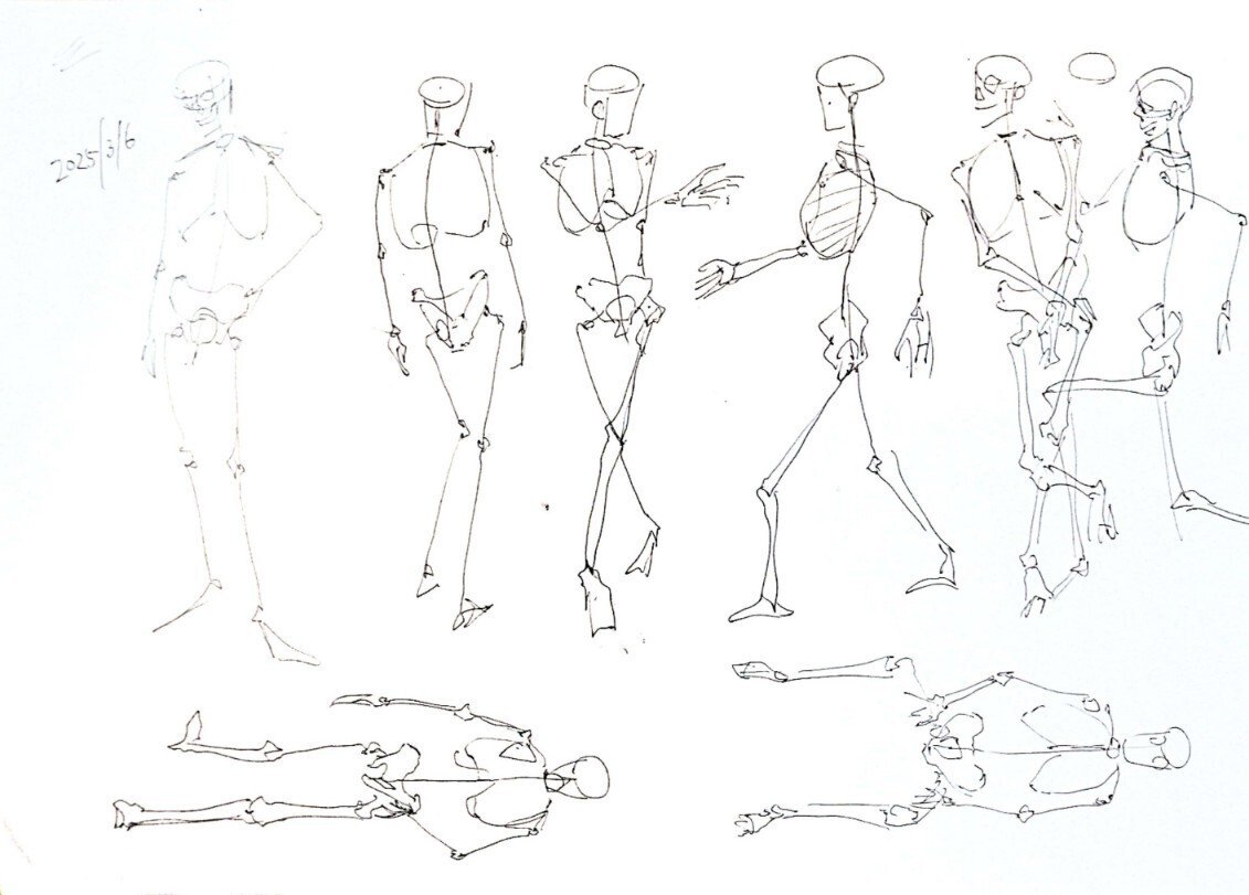 最近のジェスドロとクロッキーまとめ｜53号室の絵描き