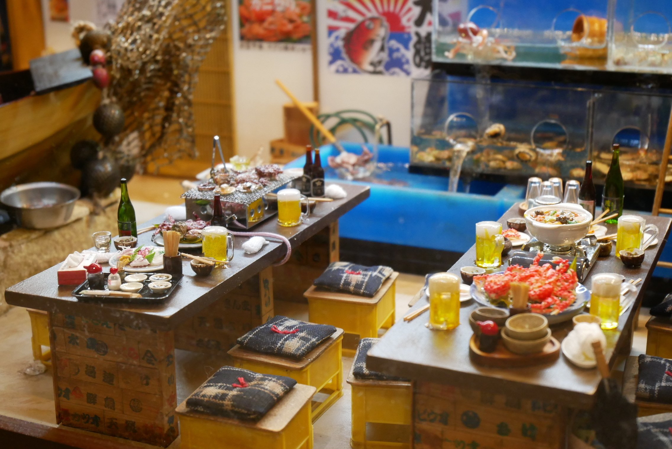 猫男爵ショーウィンドウ アンティークドールハウス 家具 オブジェ