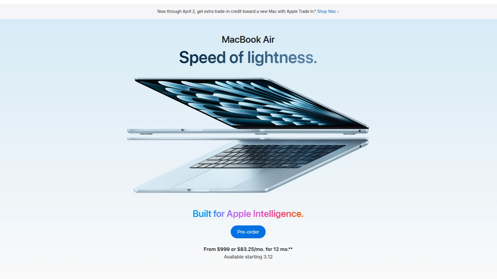 Apple最新情報】M4 MacBook Airを発表!!－風を切る速さ。－｜EmuLog 
