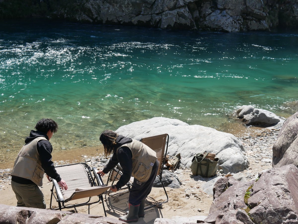 準備をする様子