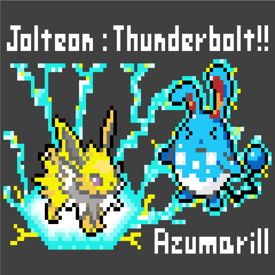 推しポケアート】#71 ピクセルアート 【ポケモンドット絵】｜オルカ