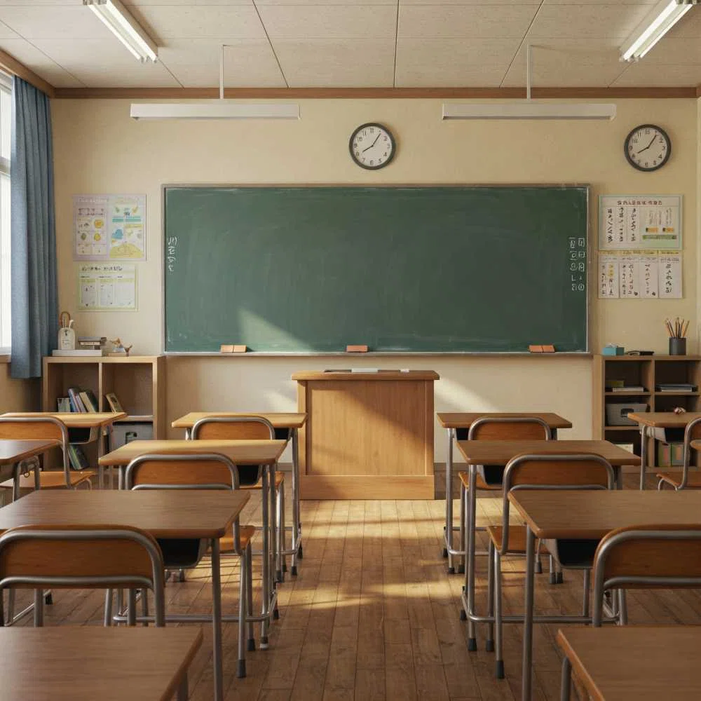 教室（小学校、学校）フリー写真、フリー素材：お土産屋 雑貨 沖縄県南城市 愛が届ける01