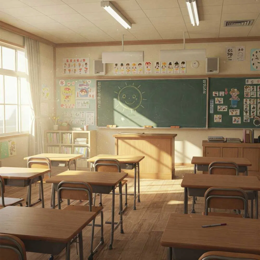 教室（小学校、学校）フリー写真、フリー素材：お土産屋 雑貨 沖縄県南城市 愛が届ける02