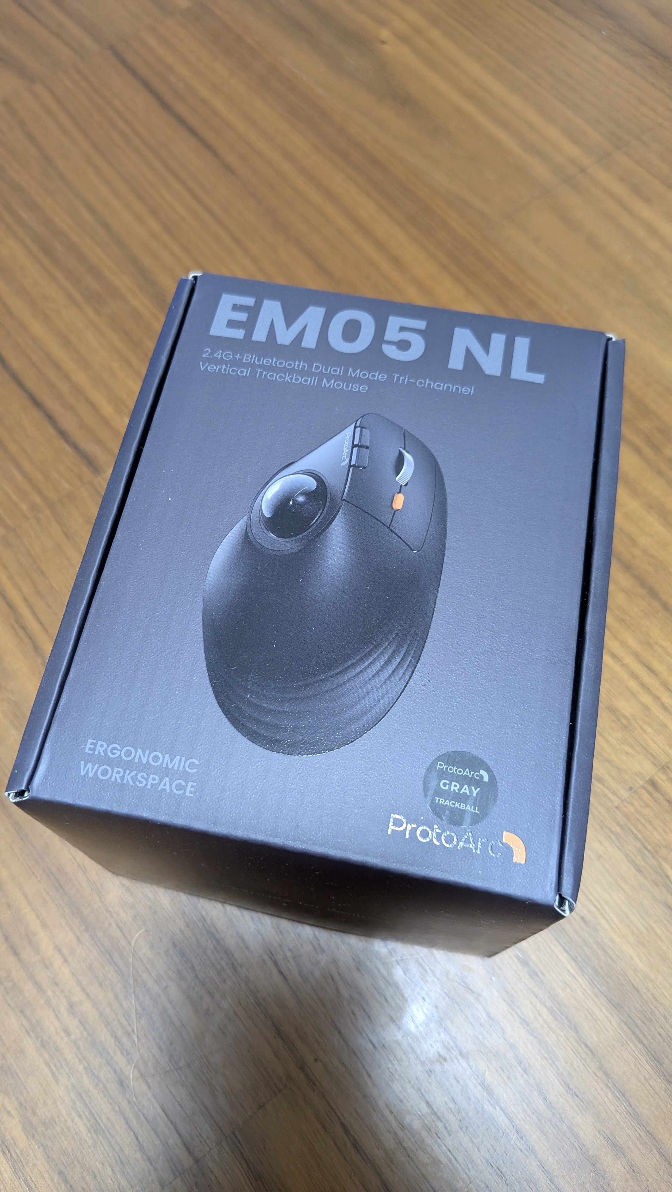 ProtoArc EM05 NL バーチカルトラックボールマウス GRAY ProtoArc EM05 NL バーチカルトラックボールマウス GRAY Amazon