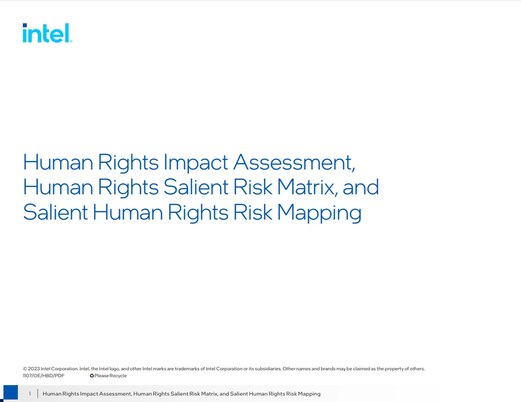 Salient Risks Human Rights Salience Assessment : サリエンシー評価|前田大地 | ESGコンサルタント