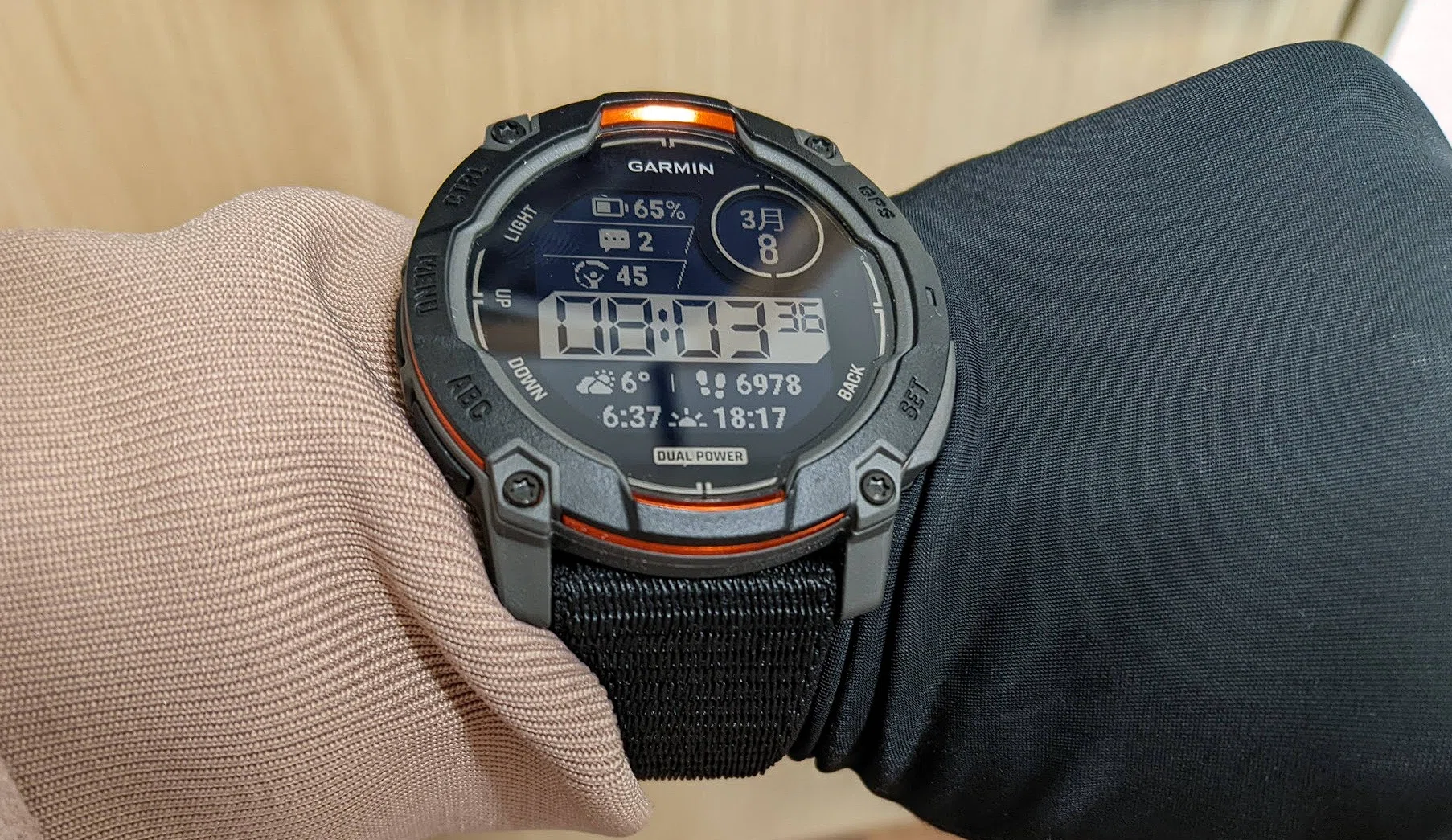 GARMIN Instinct3に軽量ナイロンバンドを付ける｜さしみつ