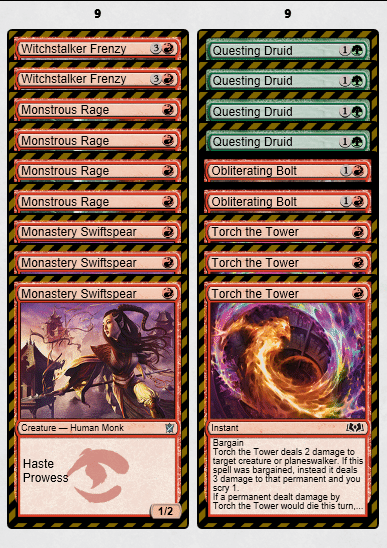 スタン】赤単プレイ・サイド解説：「Standard Showcase Challenge