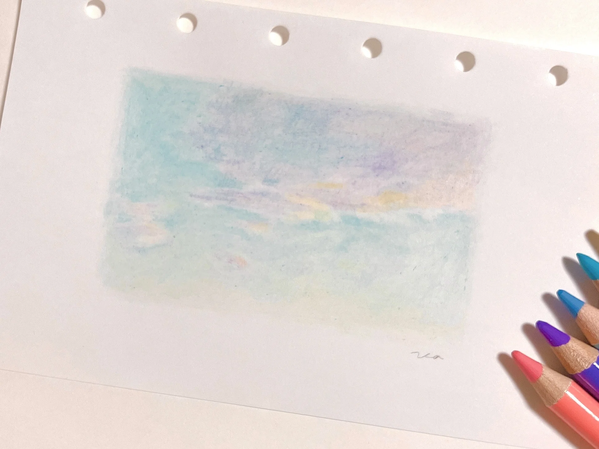 110円のパステル色鉛筆で絵を描こう｜U-Ca