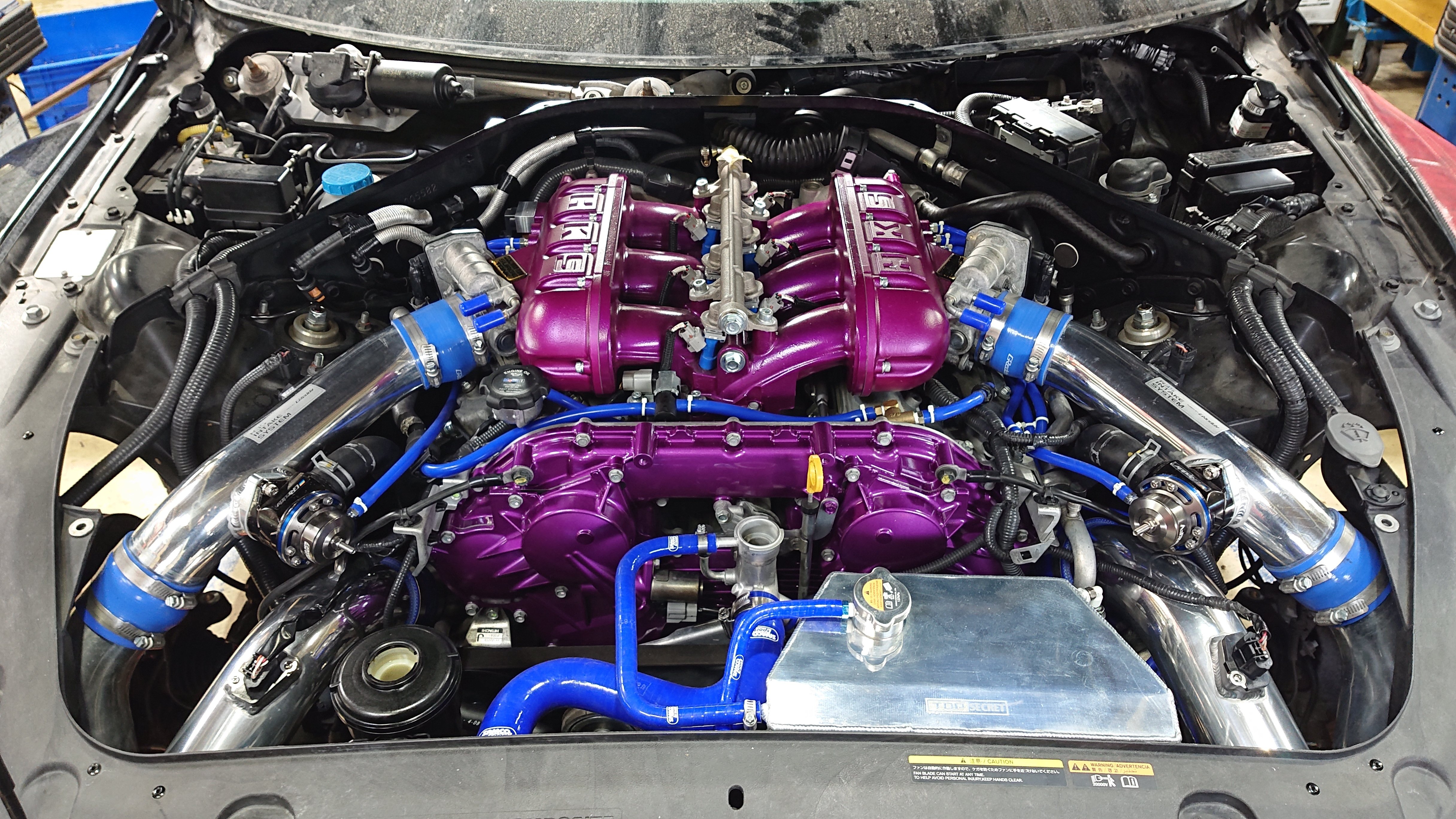 あっこの瞬間が日産・・・ではなくてHKSでした。R35 GT-Rに於