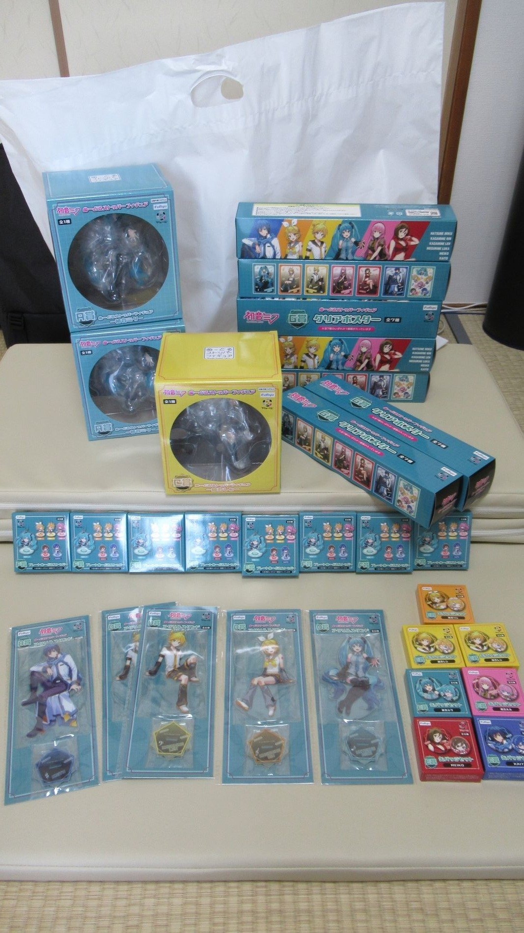 鏡音レン C賞 D賞 F賞 ぬーどるストッパー　くじ　セット ぬーどるストッパー】鏡音レンにつられてくじを引いた話｜ごろう