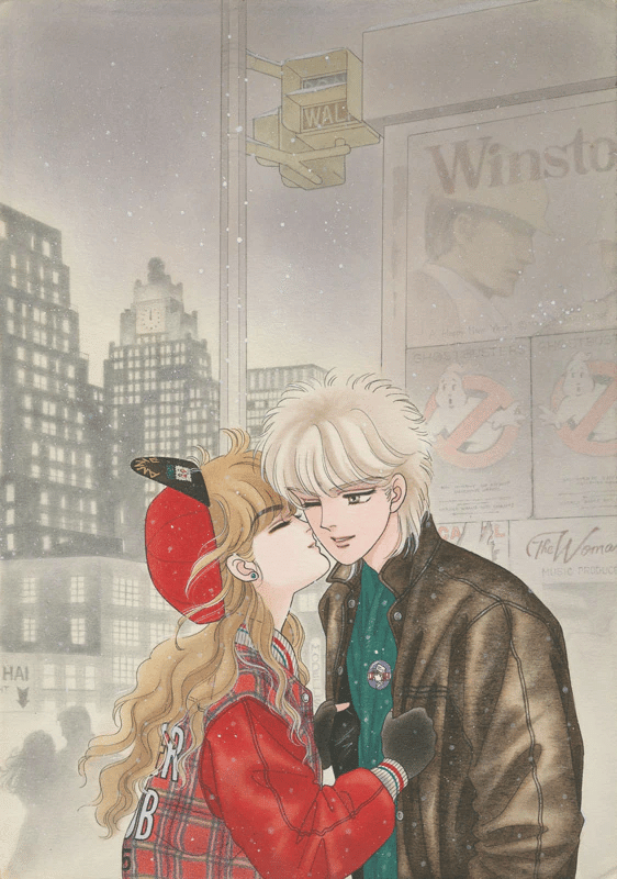 【一点もの】直筆署名入 成田一徹 切り絵展　非売品ポスター 美術館封筒付 貴重 成田美名子原画展｜Poussin vagabond