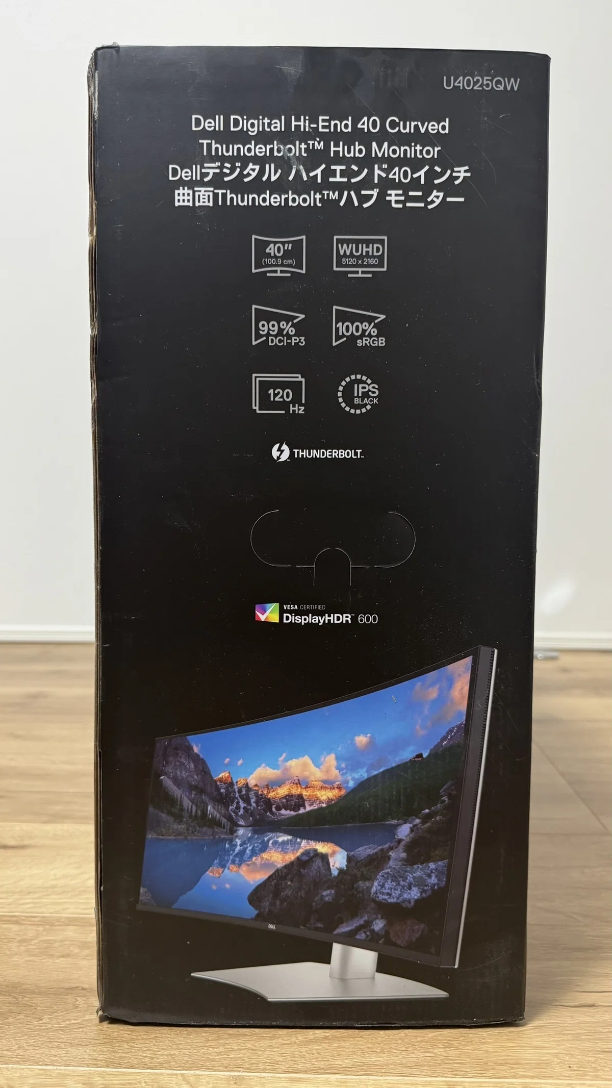 開封の儀 | Dell U4025QW - 40インチ ウルトラワイド 5K x 2Kモニター 