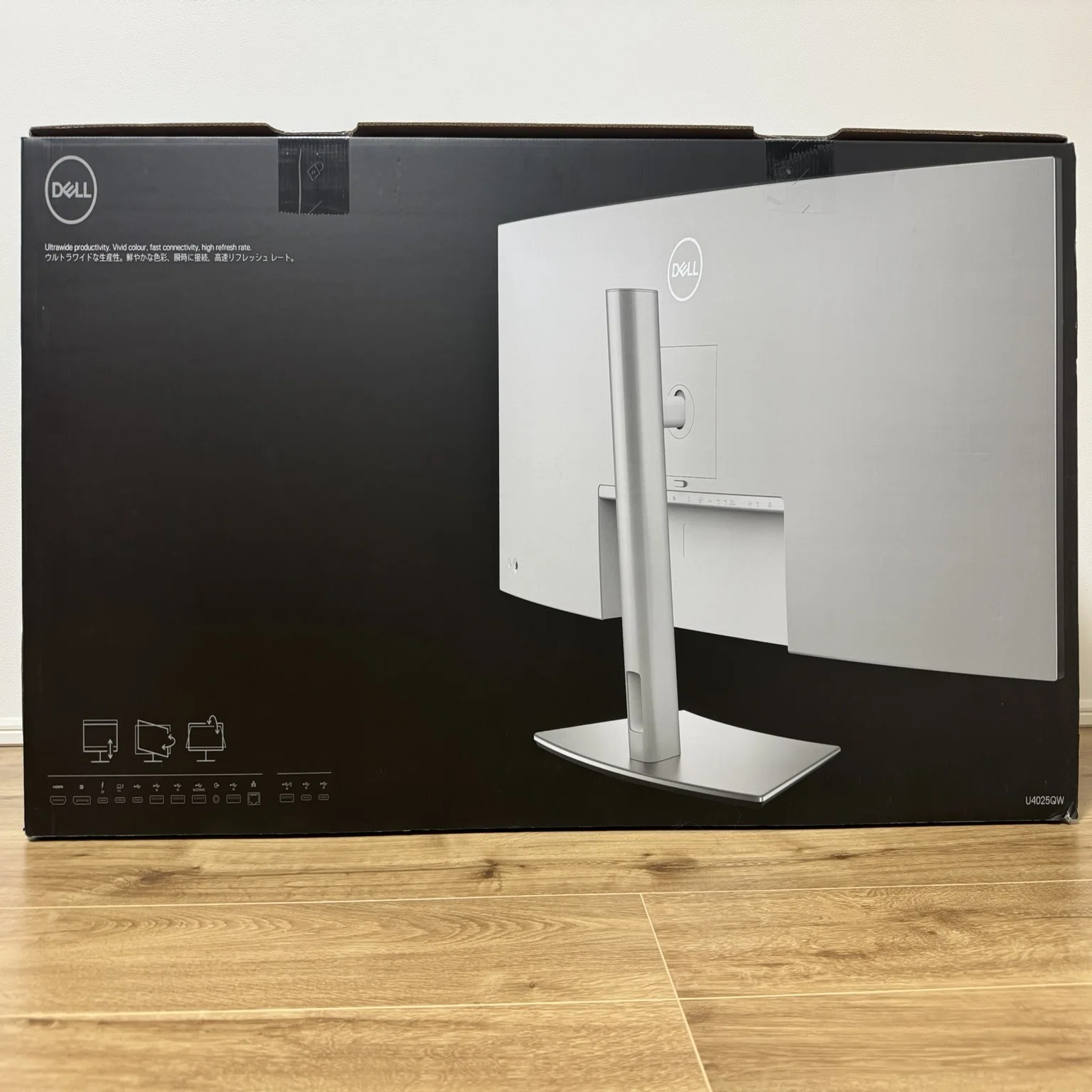 開封の儀 | Dell U4025QW - 40インチ ウルトラワイド 5K x 2Kモニター 