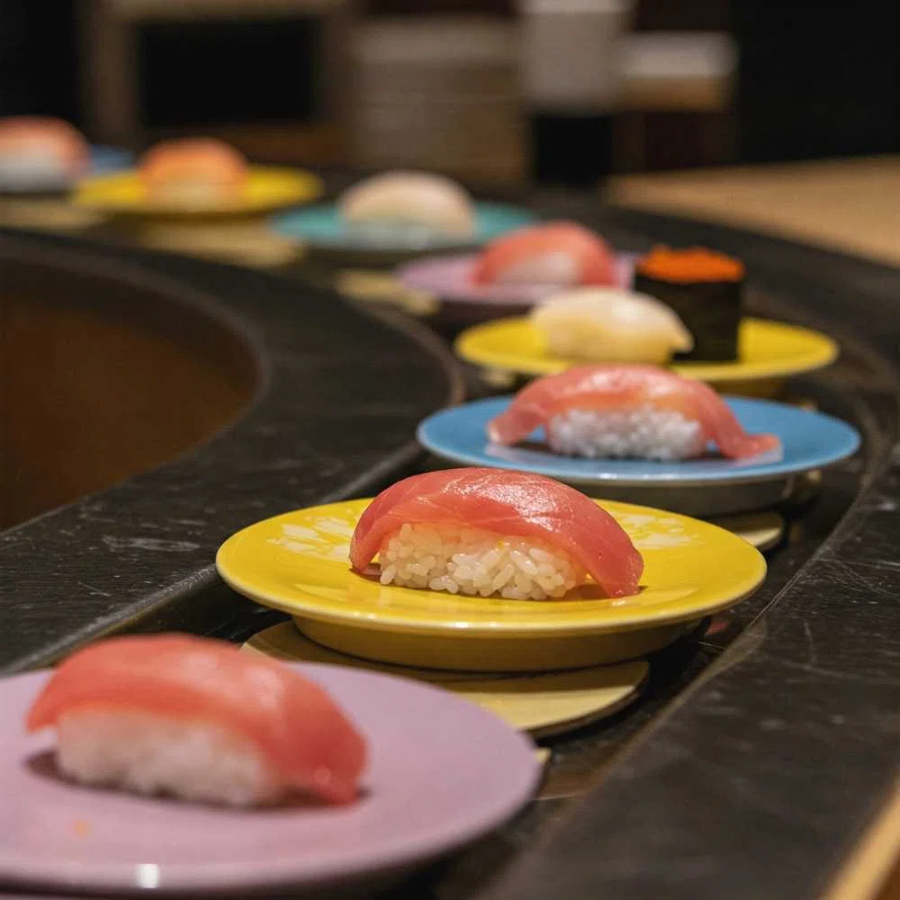 回転すし（食べ物） フリー写真、フリー素材：お土産屋 雑貨 沖縄県南城市 愛が届ける04