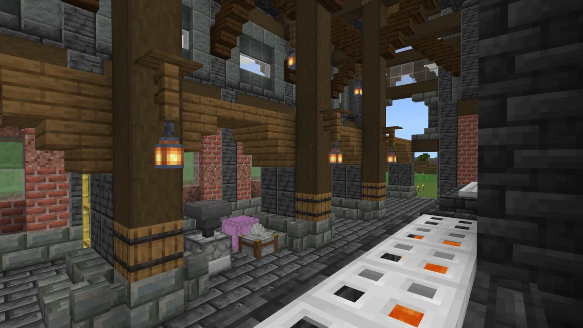 [Minecraft Diary #80] Let's build an ironworks in Oraga Village ...