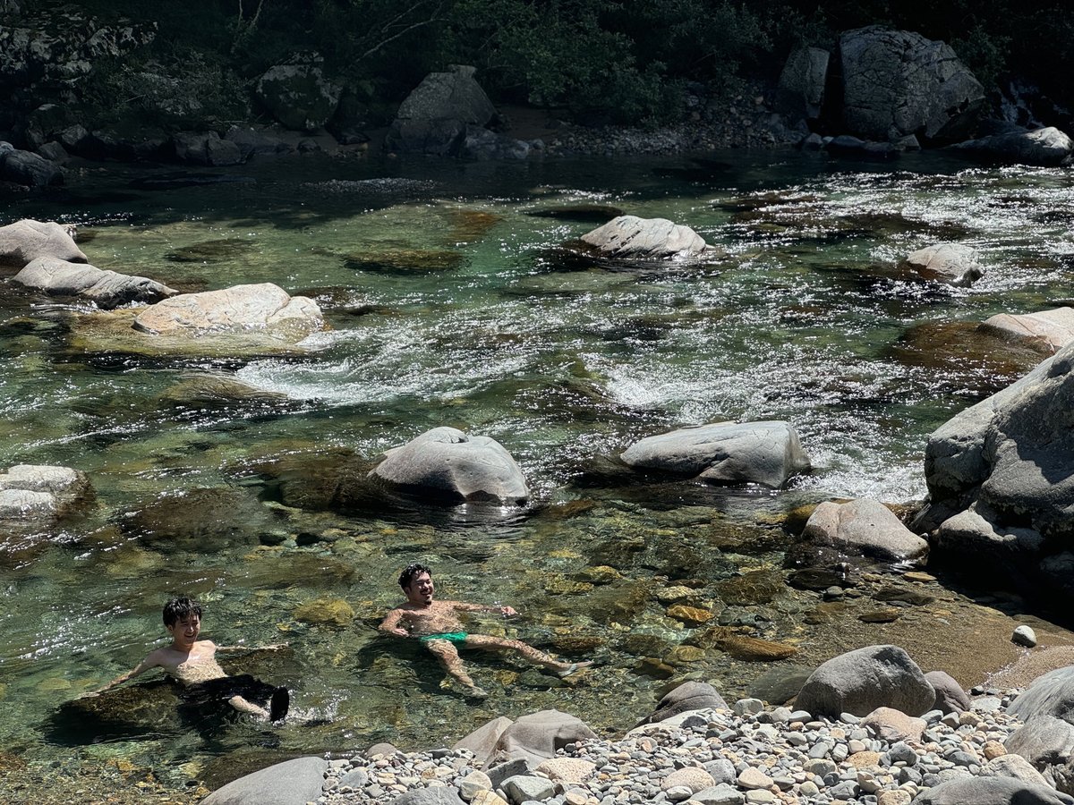 板取川でととのう様子