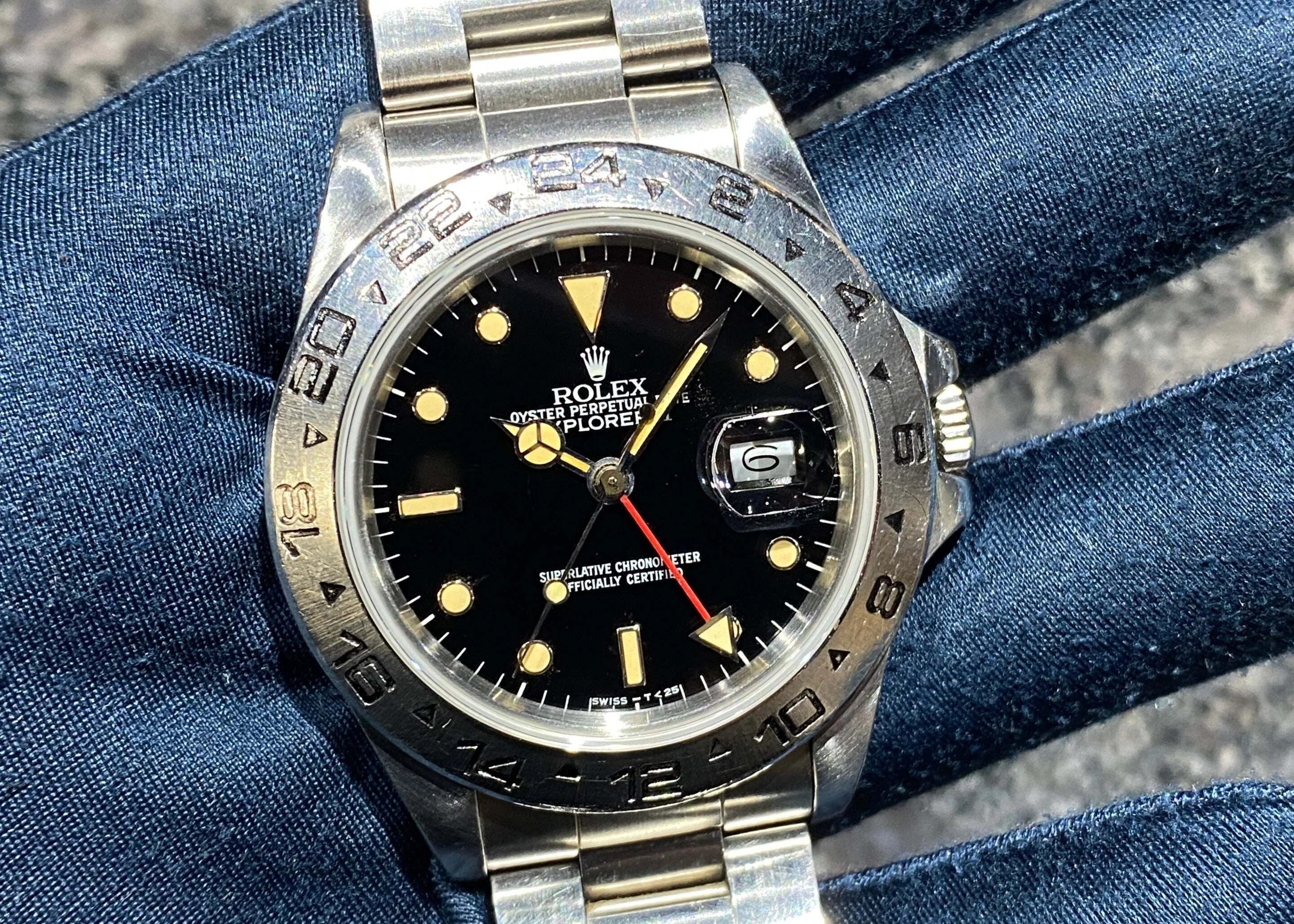 ハル② Used Rolex Explorer II 16550 Stainless Steel Black W527106