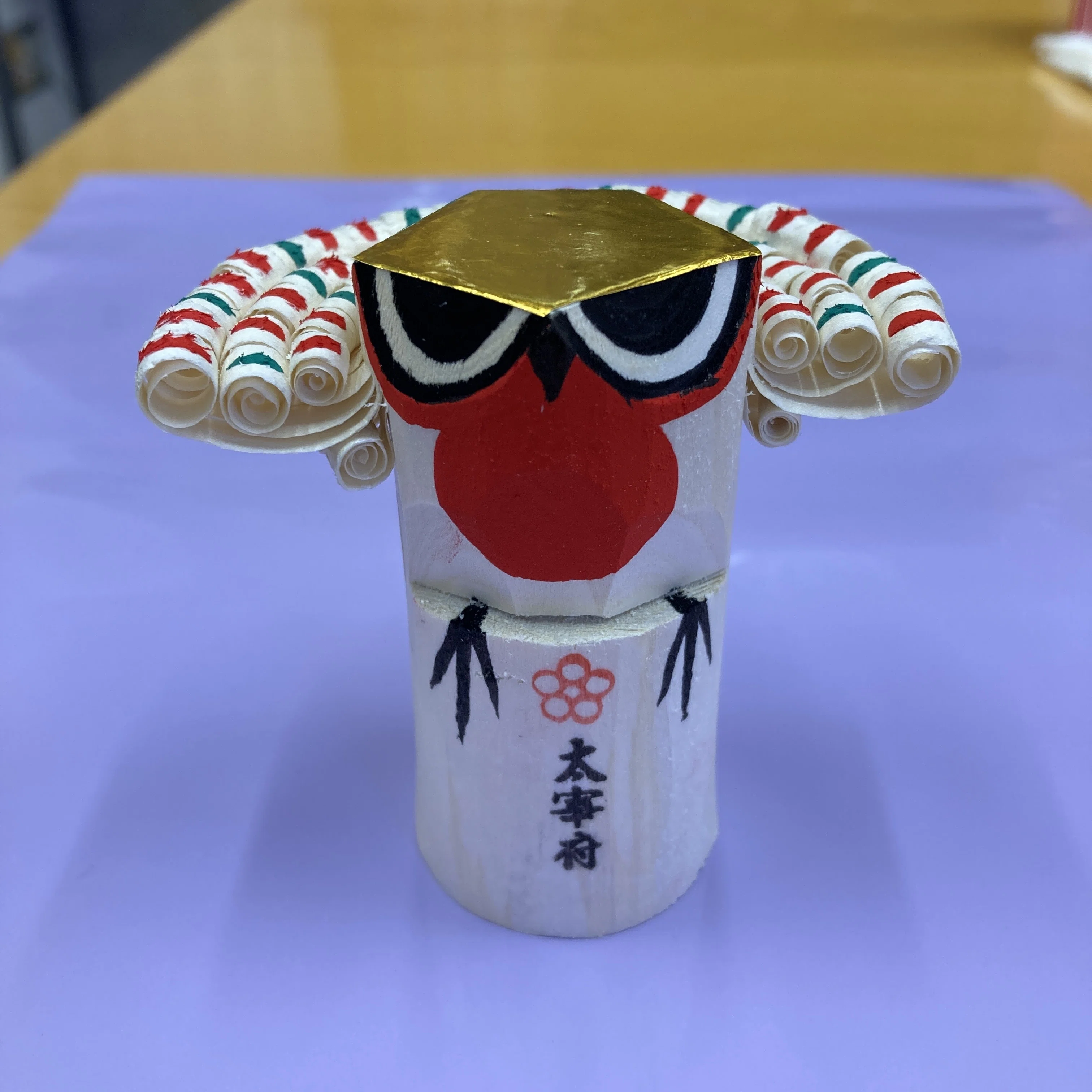 郷土玩具/木彫り他155】 古い木鷽 船待神社 うそ鳥 民芸品 船待神社