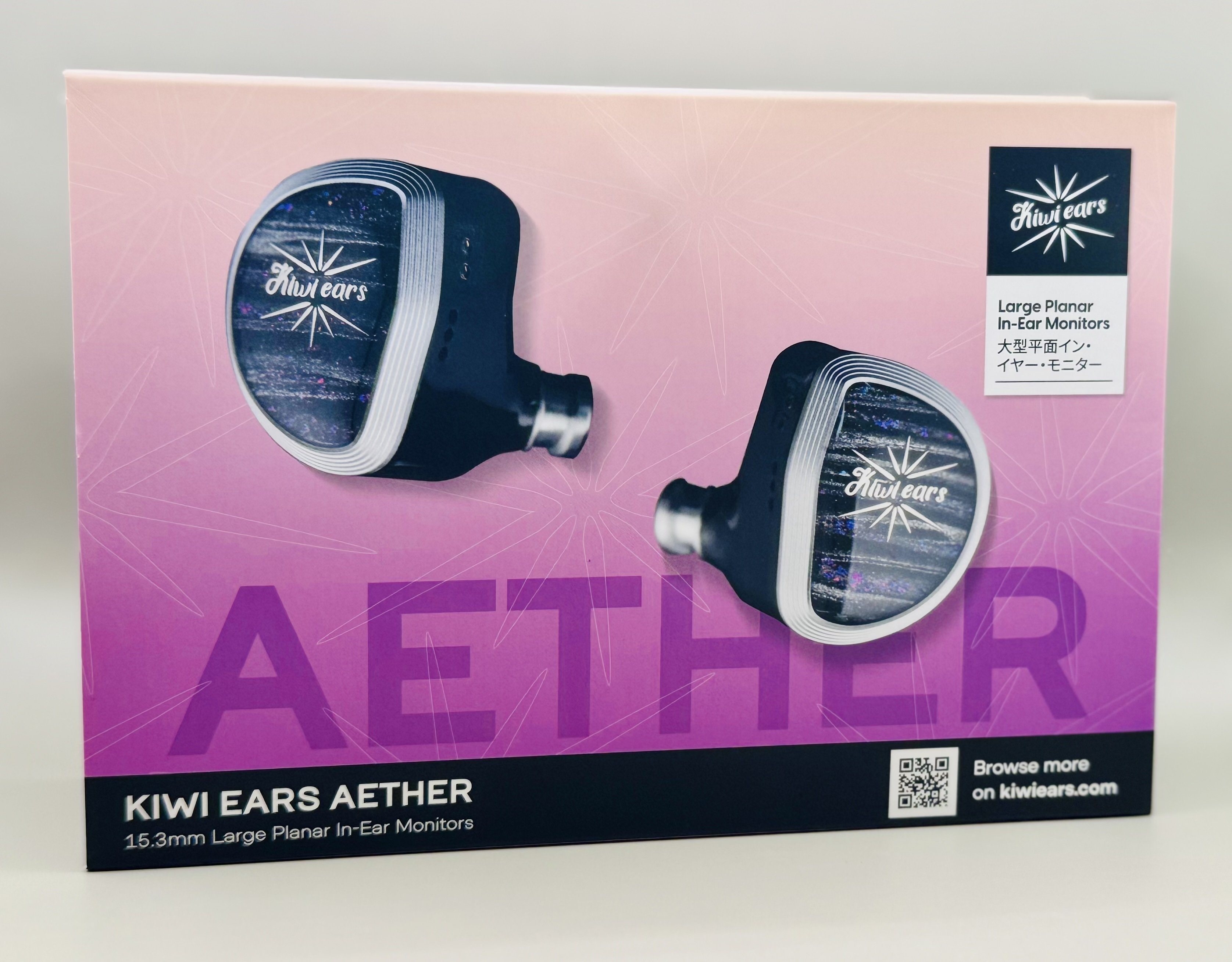 Kiwi Ears Aether（15.3mm大型平面ドライバー） Kiwi Ears Aether レビュー：平面磁気ドライバーの魅力を手頃な
