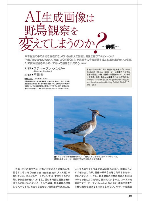 BIRDER4月号の見どころ｜ブンイチ（文一総合出版）