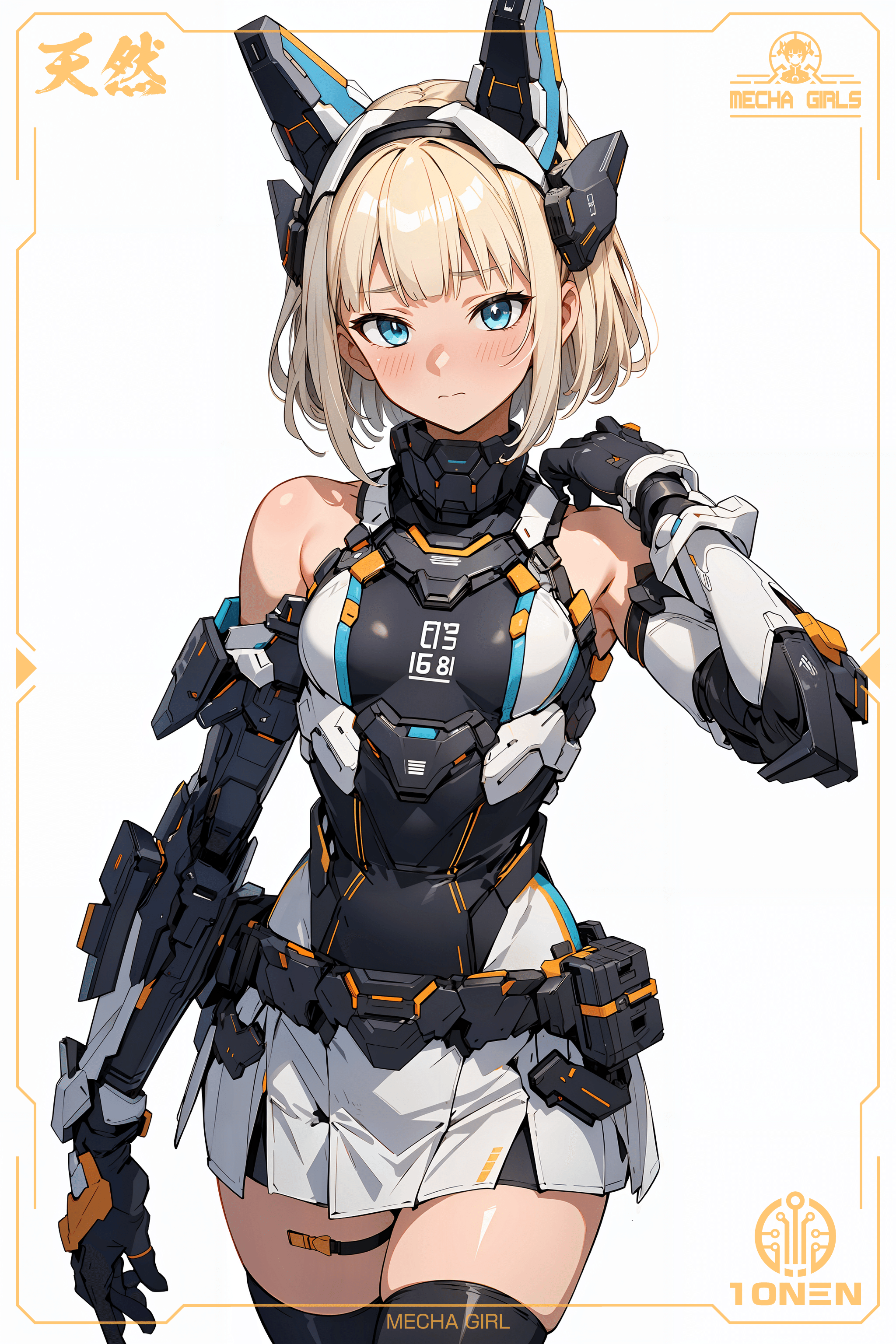 ◎オリジナル◎手描きイラスト ボディスーツ娘 ☆A4